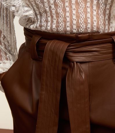 Short en Material Sintético con Lazo Curve & Plus Size 4