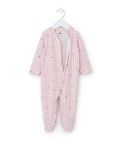 Mono Infantil con Estampa de Cuadros - Talle RN a 18 meses 3