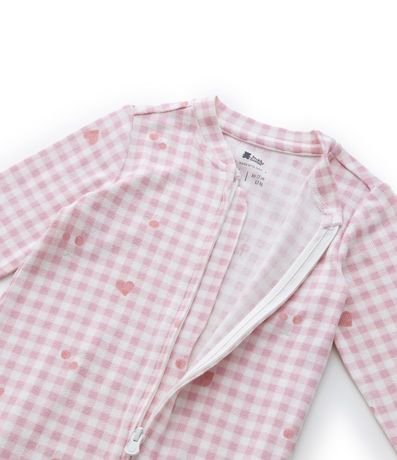 Mono Infantil con Estampa de Cuadros - Talle RN a 18 meses 5