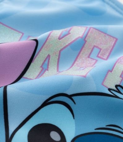 Malla Infantil con Protección UV y Estampa Stitch - Tam  4 a 12 años 3