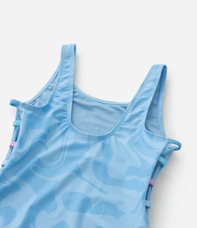 Malla Infantil con Protección UV y Estampa Stitch - Tam  4 a 12 años 4