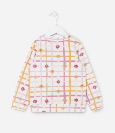 Pijama Infantil en Plush con Estampa Osito y de Cuadros - Talle 2 a 4 años 3