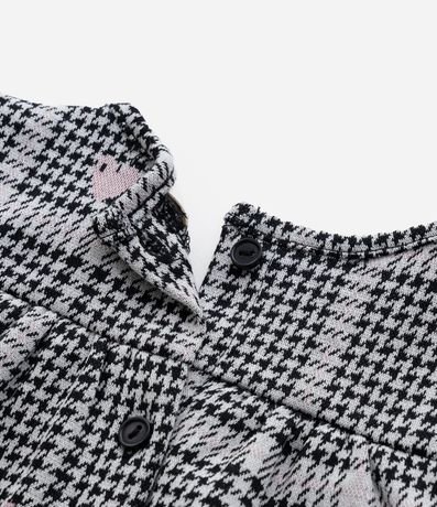 Vestido Infantil con Voldos y Estampa de Corazones - Talle 0 a 18 meses 5