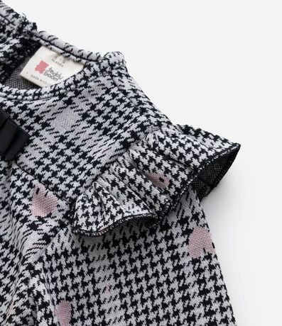 Vestido Infantil con Voldos y Estampa de Corazones - Talle 0 a 18 meses 7