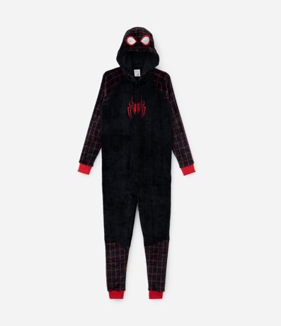 Pijama Jumper Infantil con Estampa de Spider-Man - Talle 3 a 12 años