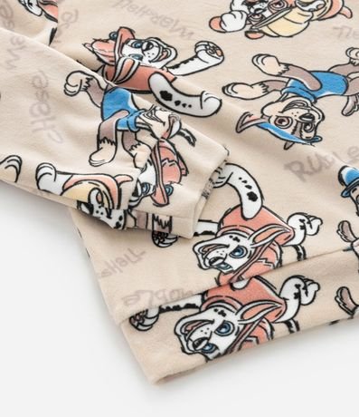 Pijama Largo Infantil en Plush con Estampa Paw Patrol - Talle 1 a 4 años 6