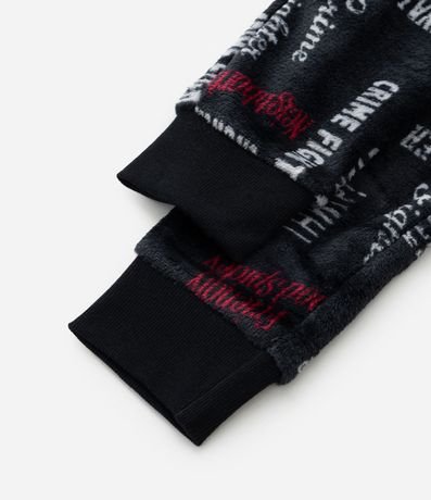 Pijama Largo Infantil en Fleece con Bordado Spider-Man - Talle 3 a 10 años 8