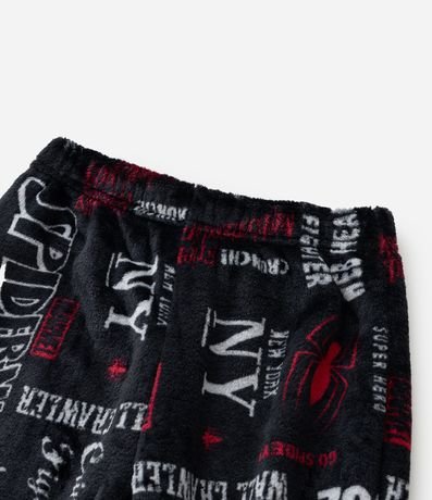Pijama Largo Infantil en Fleece con Bordado Spider-Man - Talle 3 a 10 años 7