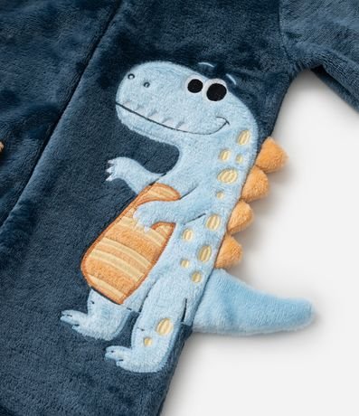 Pijama Infantil Jumper en Felpa con Bordado Dino - Talle 2 al 6 años 5