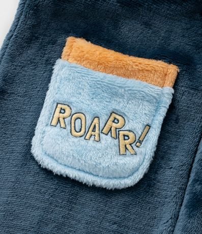 Pijama Infantil Jumper en Felpa con Bordado Dino - Talle 2 al 6 años 6