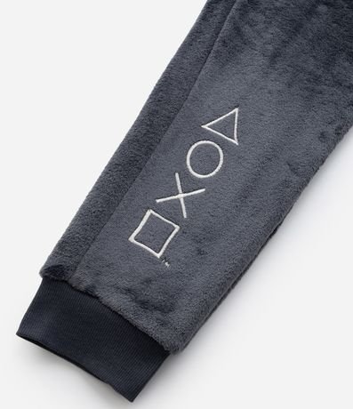 Pijama Infantil en Fleece con Bordado Playstation - Talle 5 a 14 años 10