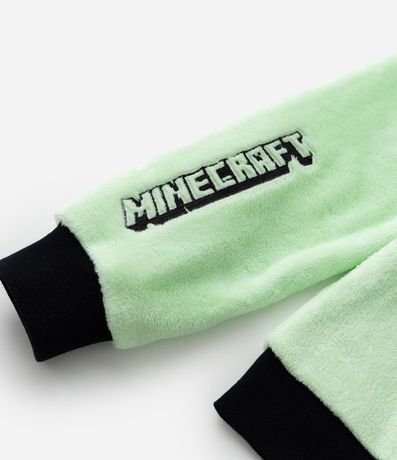 Pijama Infantil en Fleece con Bordado Minecraft - Talle 5 a 14 años 9