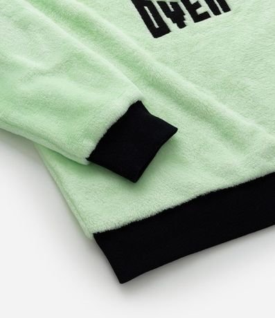 Pijama Infantil en Fleece con Bordado Minecraft - Talle 5 a 14 años 11