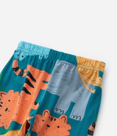 Pijama Largo Infantil con Toque Suave Estampa Animalitos - Talle 1 a 4 años 5