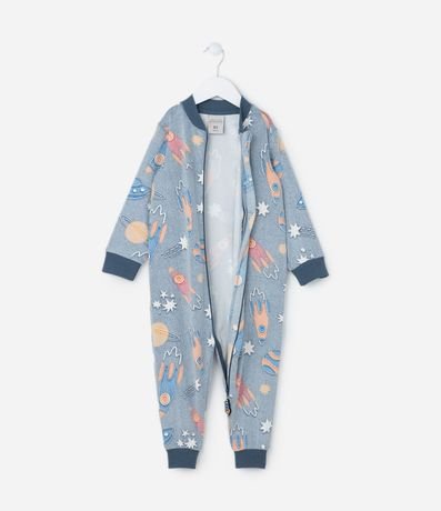 Pijama Jumper Infantil en Plush Brilla en la oscuridad - Talle 1 a 6 años 3