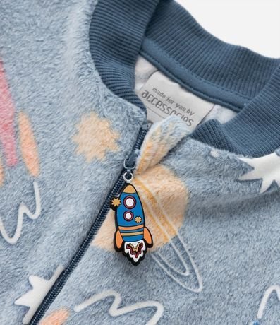 Pijama Jumper Infantil en Plush Brilla en la oscuridad - Talle 1 a 6 años 5