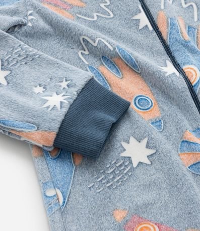 Pijama Jumper Infantil en Plush Brilla en la oscuridad - Talle 1 a 6 años 7