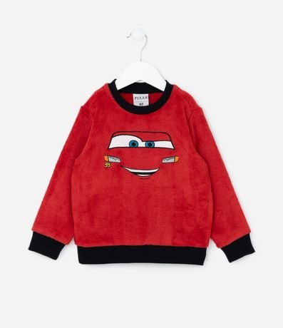 Pijama Infantil en Fleece con Bordado Rayo Mcqueen - Talle 2 a 6 años 2