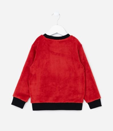 Pijama Infantil en Fleece con Bordado Rayo Mcqueen - Talle 2 a 6 años 3