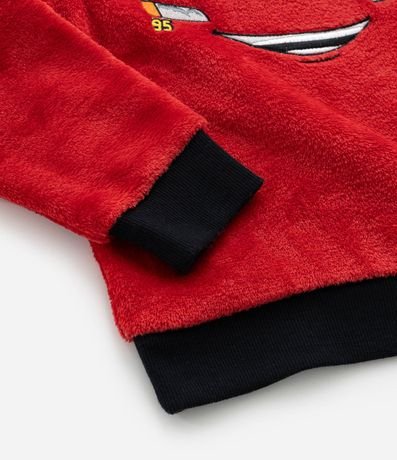 Pijama Infantil en Fleece con Bordado Rayo Mcqueen - Talle 2 a 6 años 4