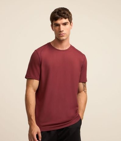 Remera Deportiva con Etiqueta na Barra y Manga corta