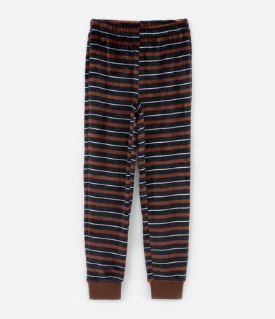 Pijama Infantil en Fleece con Bordado Capibara - Talle 5 a 14 años 5