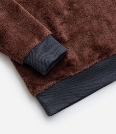 Pijama Infantil en Fleece con Bordado Capibara - Talle 5 a 14 años 6