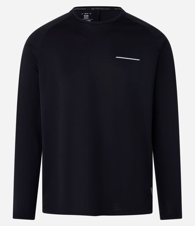 Remera Deportiva en Tecnologia Dry con Estampa Lettering