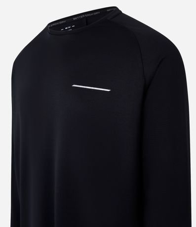 Remera Deportiva en Tecnologia Dry con Estampa Lettering 7