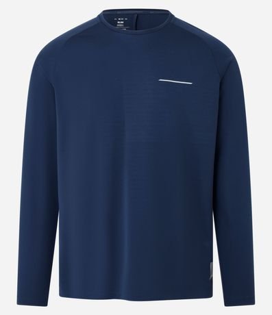 Remera Deportiva en Tecnologia Dry con Estampa Lettering