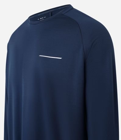 Remera Deportiva en Tecnologia Dry con Estampa Lettering 7