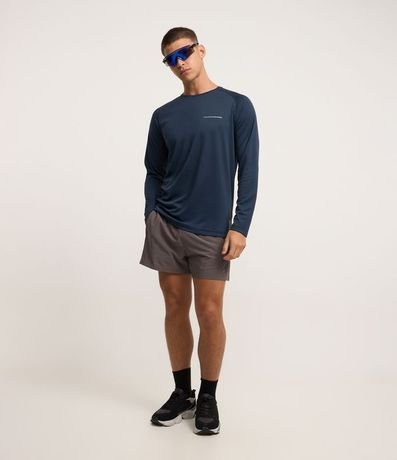 Remera Deportiva en Tecnologia Dry con Estampa Lettering 2