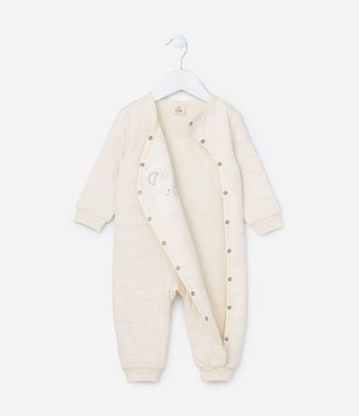 Mono Infantil Capitoneado con Bordado de Animalito - Talle 0 a 18 meses 2