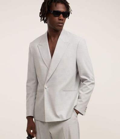 Blazer Boxy en Sastrería con Botón Único 1