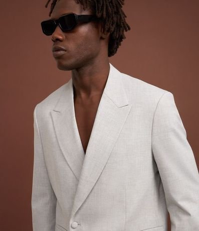 Blazer Boxy en Sastrería con Botón Único 3