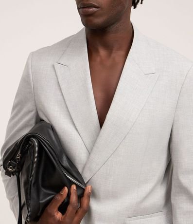 Blazer Boxy en Sastrería con Botón Único 4