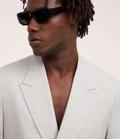 Blazer Boxy en Sastrería con Botón Único 6