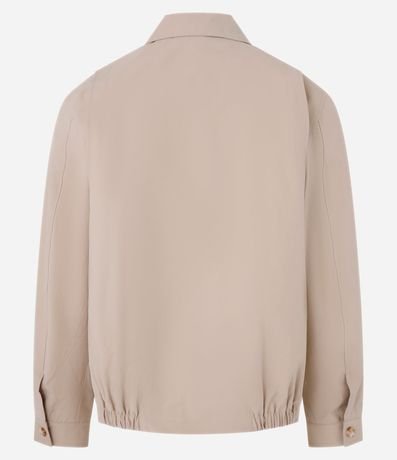 Campera con Textura Cuello Inglés con Detalle Fruncido en la Parte Baja 2