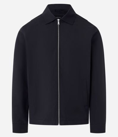 Campera con Textura Cuello Inglés con Detalle Fruncido en la Parte Baja 6