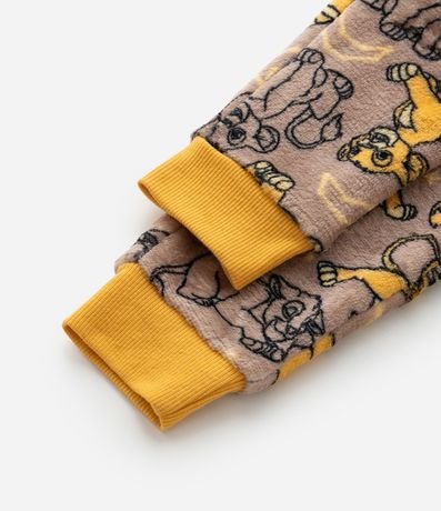 Pijama Infantil en Fleece con Bordado Simba - Tam  1 a 4 años 8