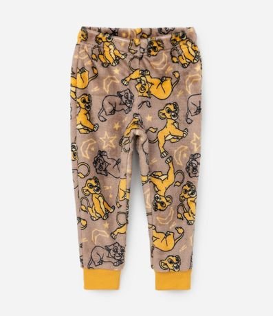 Pijama Infantil en Fleece con Bordado Simba - Tam  1 a 4 años 9