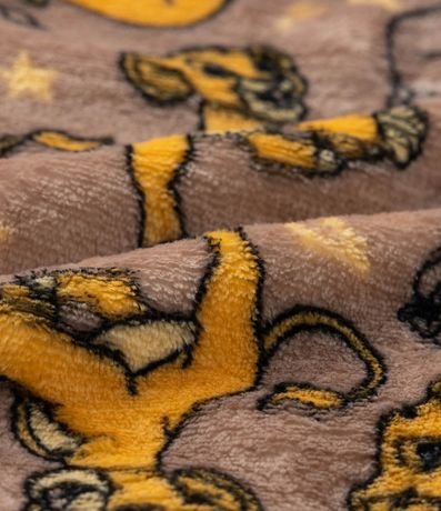 Pijama Infantil en Fleece con Bordado Simba - Tam  1 a 4 años 4