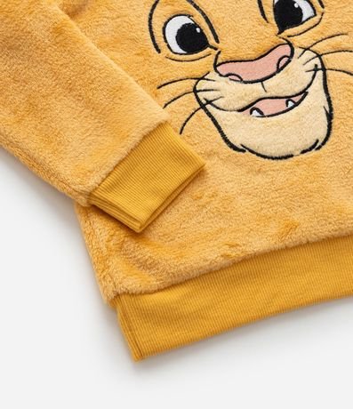 Pijama Infantil en Fleece con Bordado Simba - Tam  1 a 4 años 5