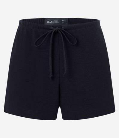 Short Básico en Rib con Lazo en la Cintura 4