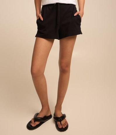 Short Básico en Rib con Lazo en la Cintura 3