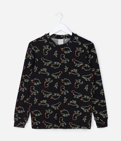 Pijama Infantil con Toque Suave y Estampa de Dinos - Talle 2 a 14 años 2