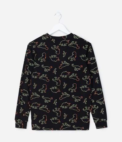 Pijama Infantil con Toque Suave y Estampa de Dinos - Talle 2 a 14 años 3