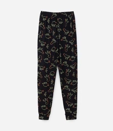 Pijama Infantil con Toque Suave y Estampa de Dinos - Talle 2 a 14 años 6