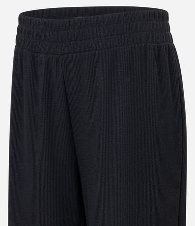 Pantalón Recto en Rib Texturizada 6