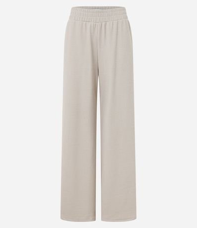 Pantalón Recto en Rib Texturizada 5